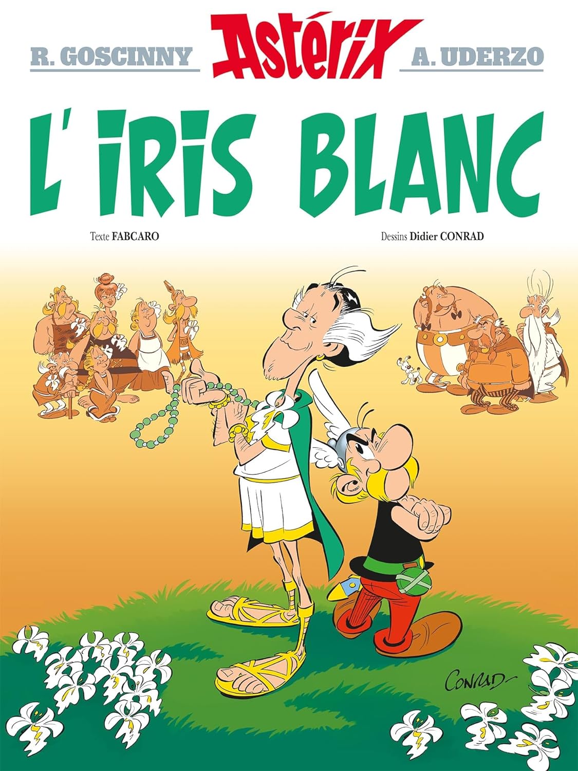 Asterix L Iris Blanc Sceneario