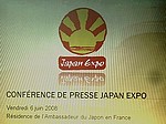 Salons et expositions : Conférence de Presse –  Japan Expo