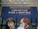 Salons et expositions : Exposition Blake et Mortimer – galerie Daniel Maghen