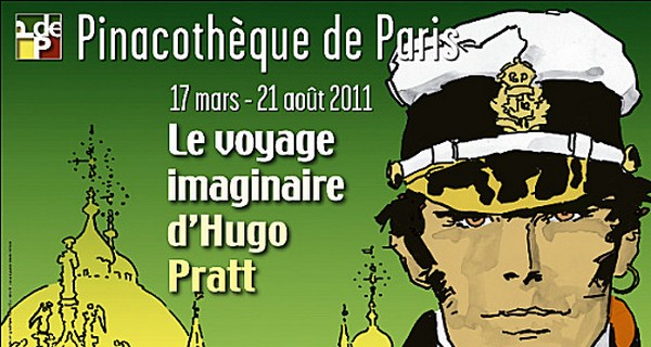 Salons et expositions : Le voyage imaginaire d’Hugo Pratt  –  La Pinacothèque de paris