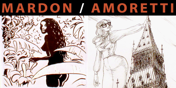 Salons et expositions : Exposition Mardon – Amoretti – Galerie Arludik