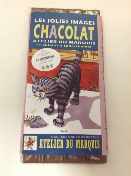 Actu : Du chacolat à Angoulême : 14 auteurs illustrent des plaquettes de chocolat