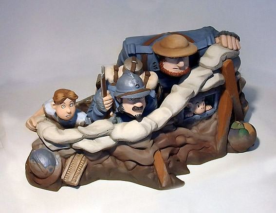 Carnet de croquis : Patrice BROCHARD sculpteur/modeleur de figurines de personnages BD