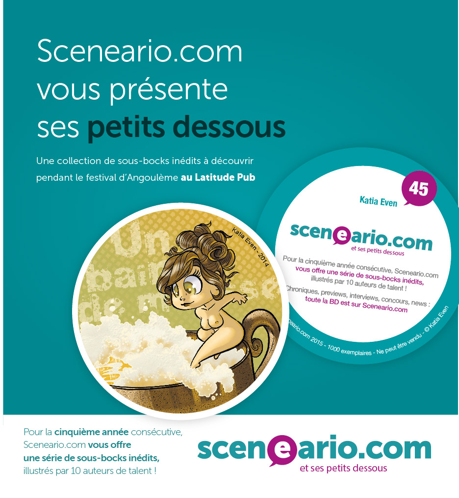 Actu : Le 45° Petit Dessous de Sceneario.com est de Katia EVEN