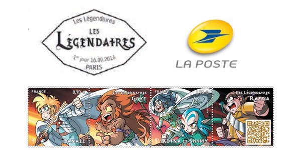 Actu : La Poste lance les timbres LES LÉGENDAIRES