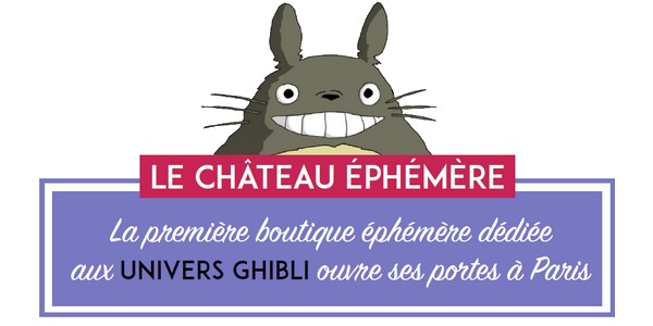 La première boutique éphémère dédiée aux univers Ghibli ouvre ses portes à Paris