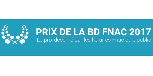 Actu : Prix de la BD Fnac 2017