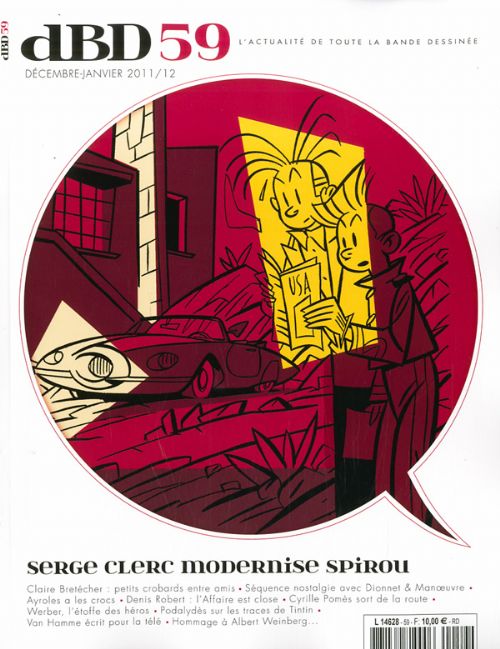 Couverture de [dBD] #59 - Serge Clerc modernise Spirou  