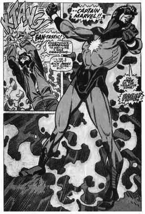 Une planche extraite de ESSENTIAL CAPTAIN MARVEL #1 - Essential Captain Marvel
