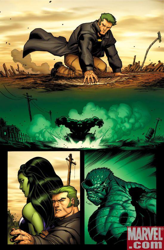 Une planche extraite de MARVEL HEROES #12 - Qui est Hulk ?