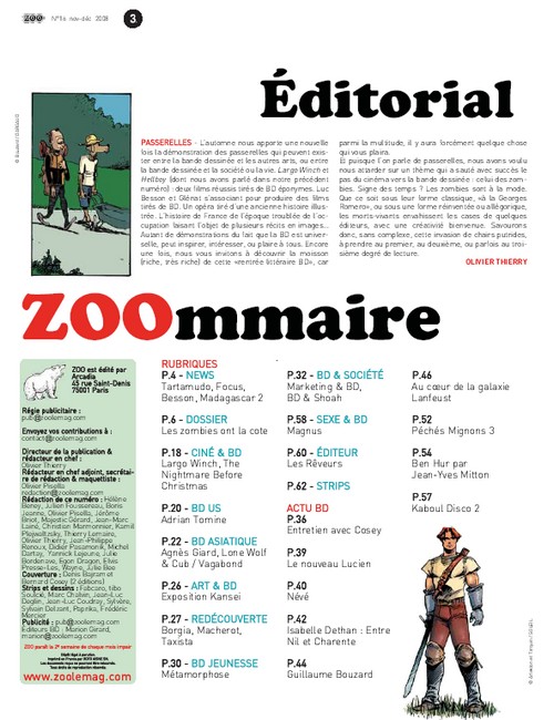 Une planche extraite de ZOO (MAGAZINE) #16 - Novembre / Décembre 2008