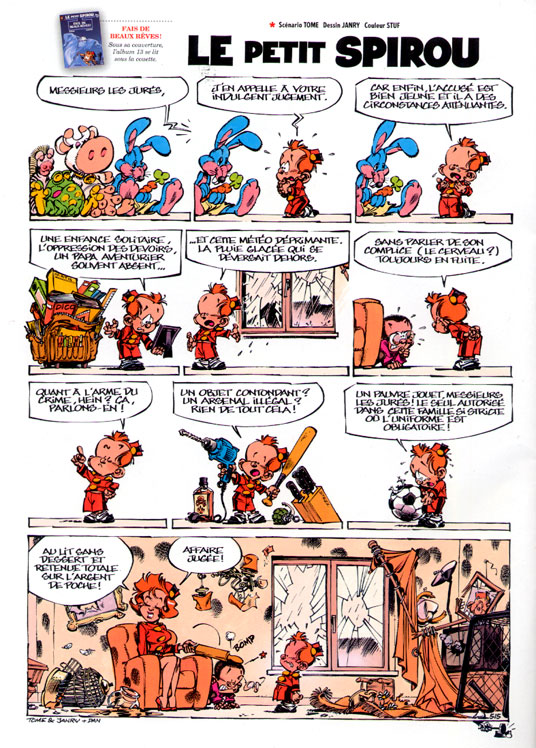 Une planche extraite de SPIROU HEBDO #3687 - 10 décembre 2008