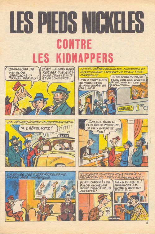 Une planche extraite de PIEDS NICKELES (LES) #79 - Contre les kidnappers