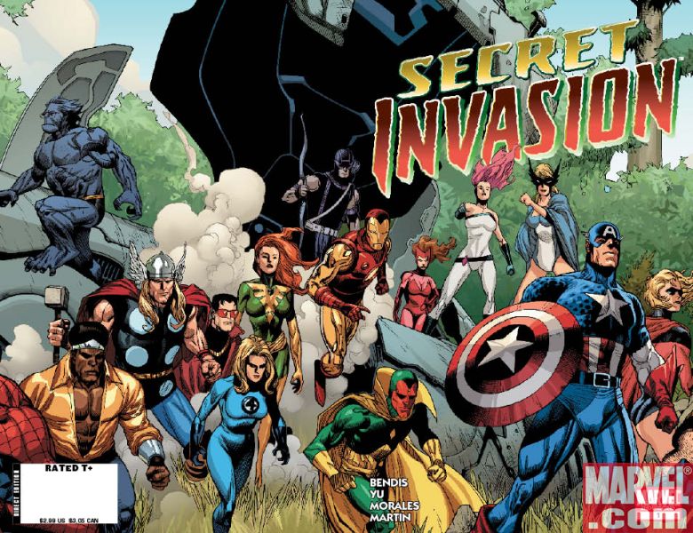 Une planche extraite de SECRET INVASION #1 - Secret invasion (1)