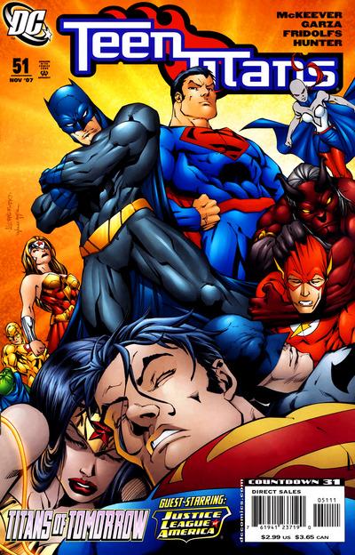 Une planche extraite de DC UNIVERSE HORS SERIE #12 - Titans de demain...aujourd'hui !