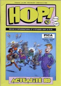 Couverture de HOP ! #110 - Revue d'informations et d'études sur la B.D.