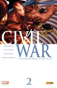 Couverture de CIVIL WAR #2 - Un événement Marvel en sept volets