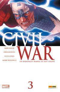 Couverture de CIVIL WAR #3 - Un événement Marvel en sept volets