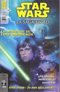 Couverture de STAR WARS - LA SAGA EN BD #9 - La jeunesse de Luke Skywalker