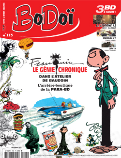 Couverture de BODOI #113 - Franquin : le génie chronique