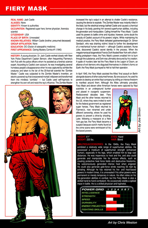 Une planche extraite de MARVEL MYSTERY HANDBOOK #1 - Marvel Mystery handbook