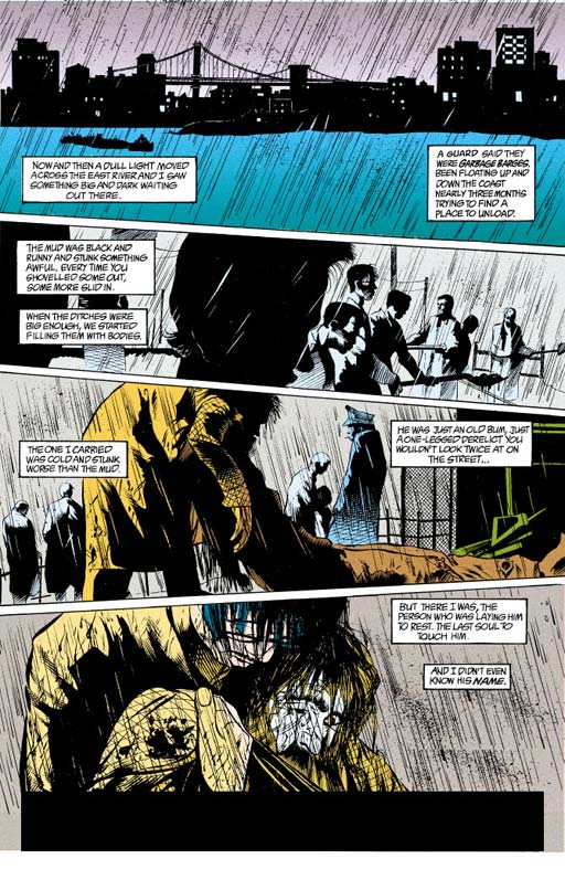 Une planche extraite de SHADE, THE CHANGING MAN #2 - Edge of vision