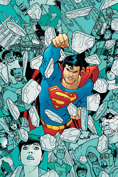 Une planche extraite de BATMAN & SUPERMAN #19 - Batman & la Legion des Super-Héros