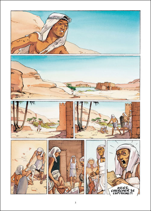 Une planche extraite de SUR LES TERRES D'HORUS #8 - Iméni ou la résurrection d'Osiris