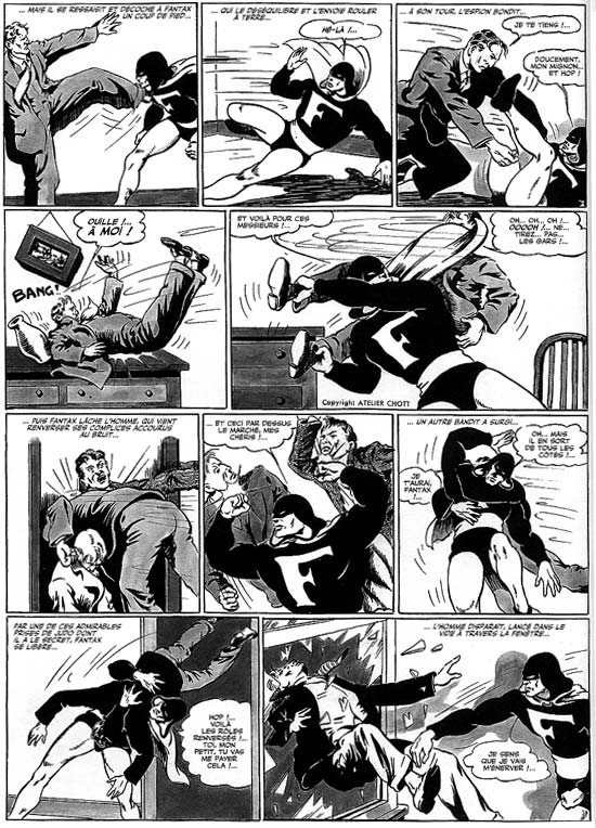 Une planche extraite de FANTAX #1 - Tome 1: numéros 1 à 8 (1946 - 1947)
