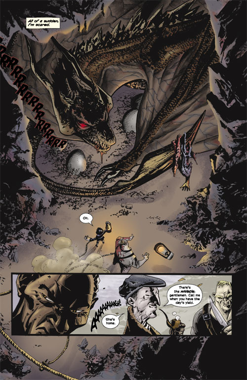 Une planche extraite de FOUR EYES # - Forged in flames