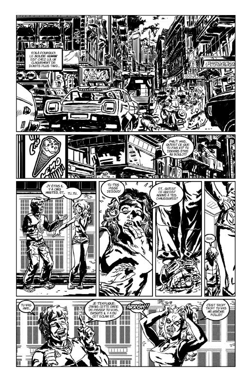 Une planche extraite de TRAINEE JAUNE DE COMICSWOOD (LA) #1 - La Traînée Jaune de Comicswood