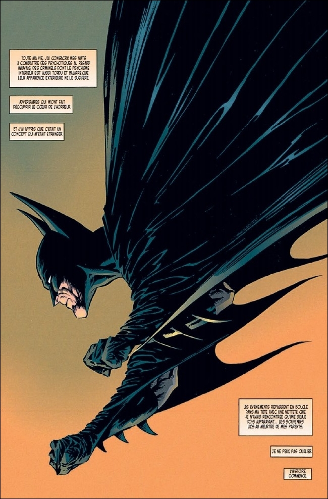 Une planche extraite de BATMAN ALIENS #1 - Batman  Aliens