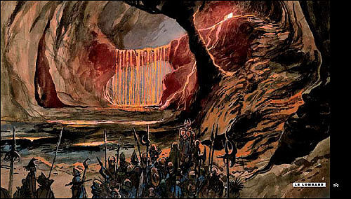Une planche extraite de THORGAL #32 - La bataille d'Asgard 