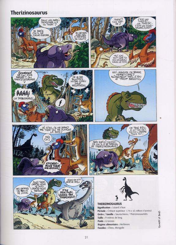 Une planche extraite de DINOSAURES EN BANDE DESSINEE (LES) #1 - Les dinosaures en bande dessinée