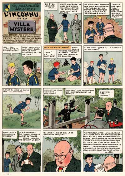 Une planche extraite de PATROUILLE DES CASTORS (LA)  #1 - Intégrale 1 - 1954 - 1957