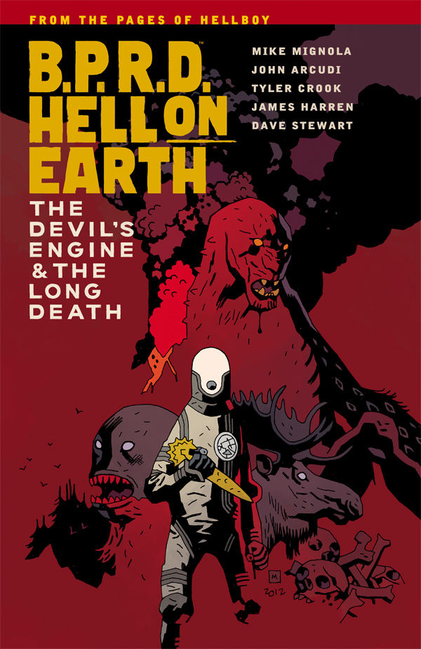 Couverture de B.P.R.D. HELL ON EARTH #4 - The devil's engine & The long death  