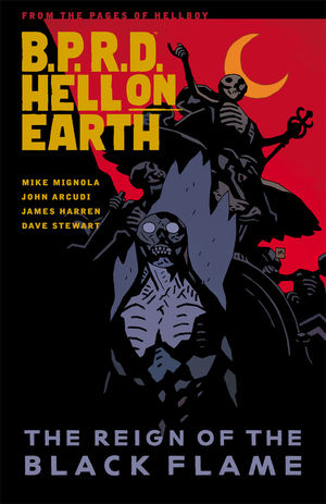 Couverture de B.P.R.D. HELL ON EARTH #9 - The Reign of the Black Flame