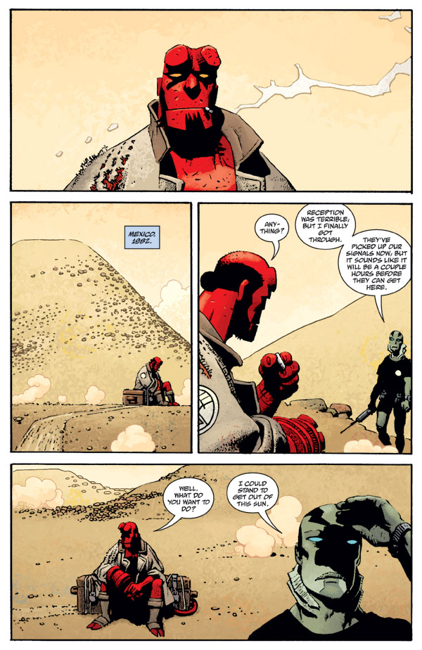 Une planche extraite de HELLBOY #11 - The bride of hell and others