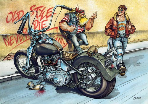 Une planche extraite de LITTEUL KEVIN # - Hors série : 20 ans de bulles et de motos