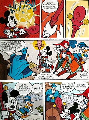 Une planche extraite de CYCLE DES MAGICIENS #3 - Mickey - Le cycle des magiciens 