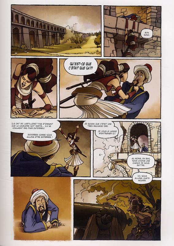 Une planche extraite de DELILAH DIRK #1B - Et le lieutenant turc - Tome 2