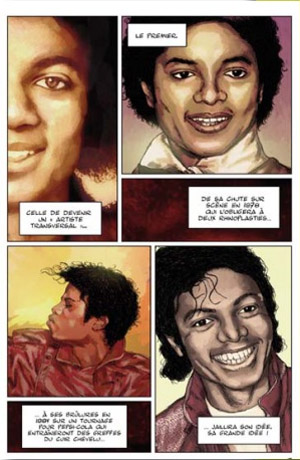 Une planche extraite de MICHAEL JACKSON #1 - Thriller