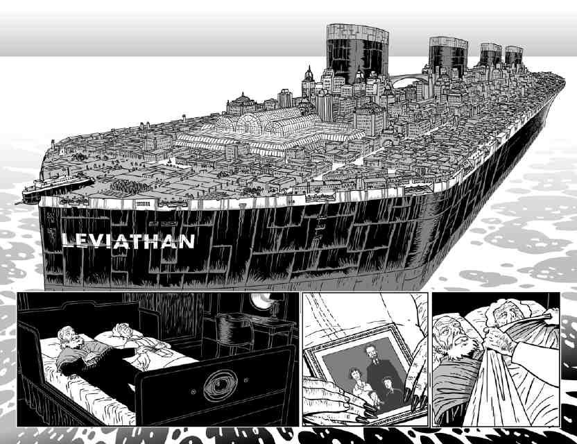 Une planche extraite de Leviathan