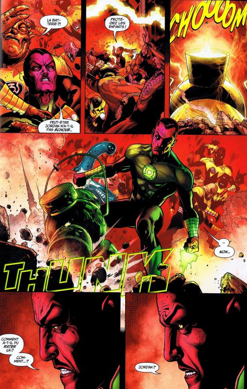 Une planche extraite de GREEN LANTERN (VF) #1 - Sinestro