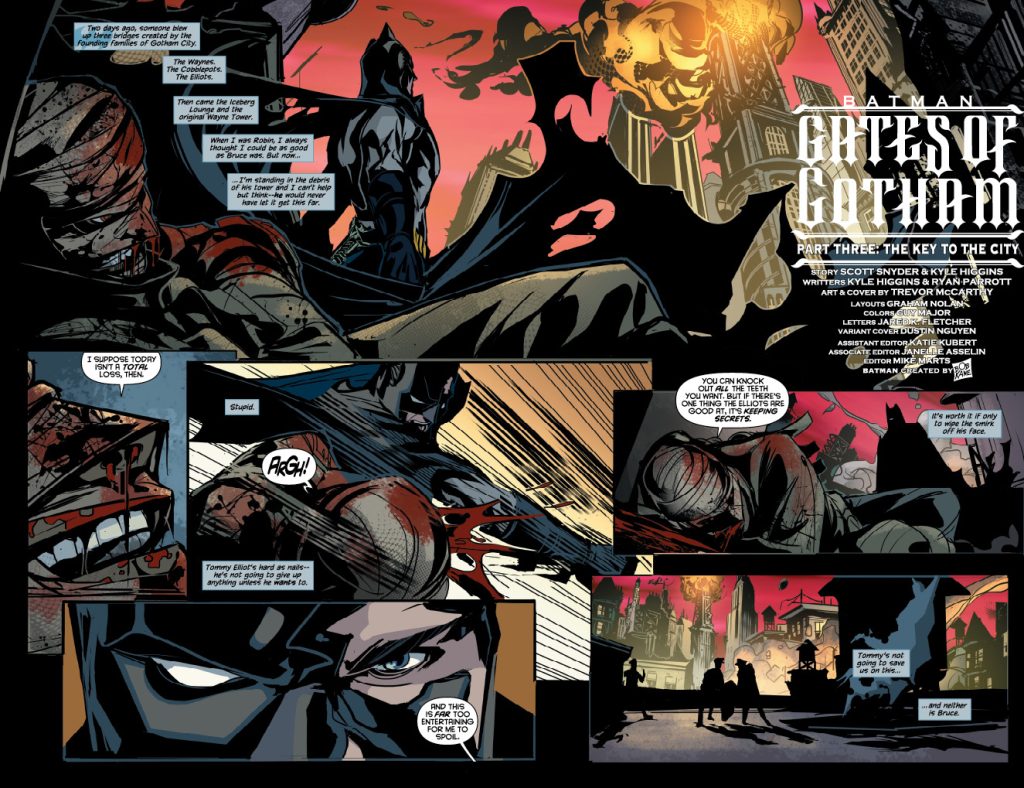Une planche extraite de BATMAN # - Gates of Gotham