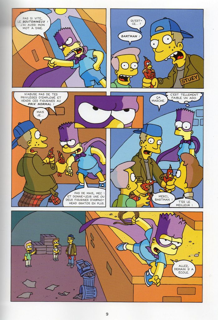 Une planche extraite de BARTMAN #2 - Bartman Returns