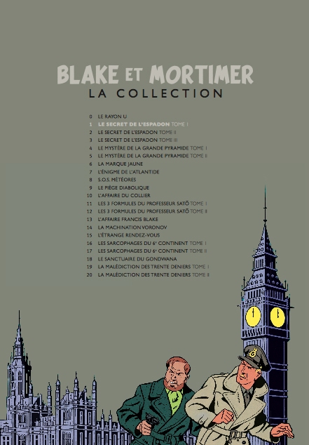 Une planche extraite de BLAKE ET MORTIMER LA COLLECTION #1 - Le secret de l'Espadon  Tome 1 : La poursuite fantastique