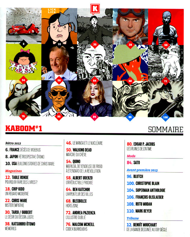 Une planche extraite de KABOOM #1 - Magazine de Bande Dessinée