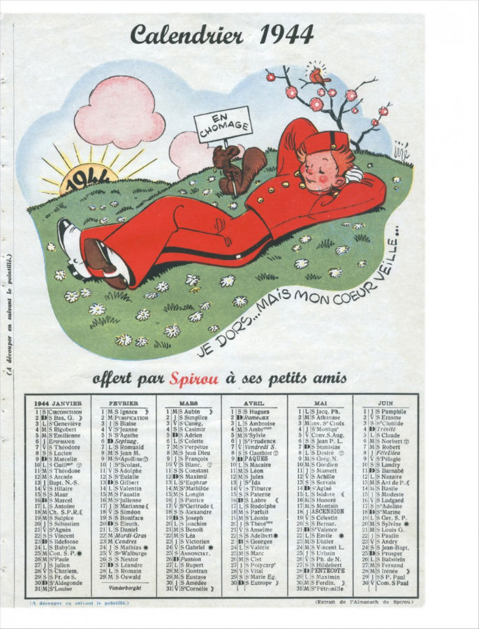 Une planche extraite de VÉRITABLE HISTOIRE DE SPIROU (LA) #1 - 1937 - 1946