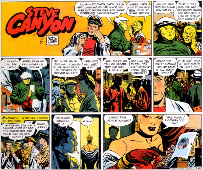 Une planche extraite de STEVE CANYON #3 - 1951-1952: Death by land and by sea